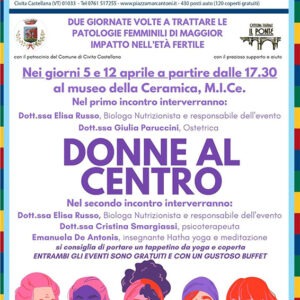5/12 APR- DONNE AL CENTRO 5/12 APR- DONNE AL CENTRO