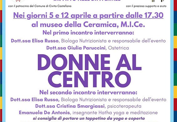 5/12 APR- DONNE AL CENTRO