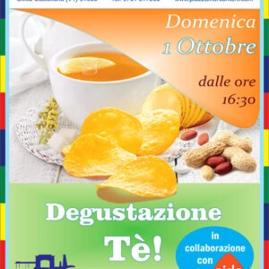1 OTT- DEGUSTAZIONE TE’!