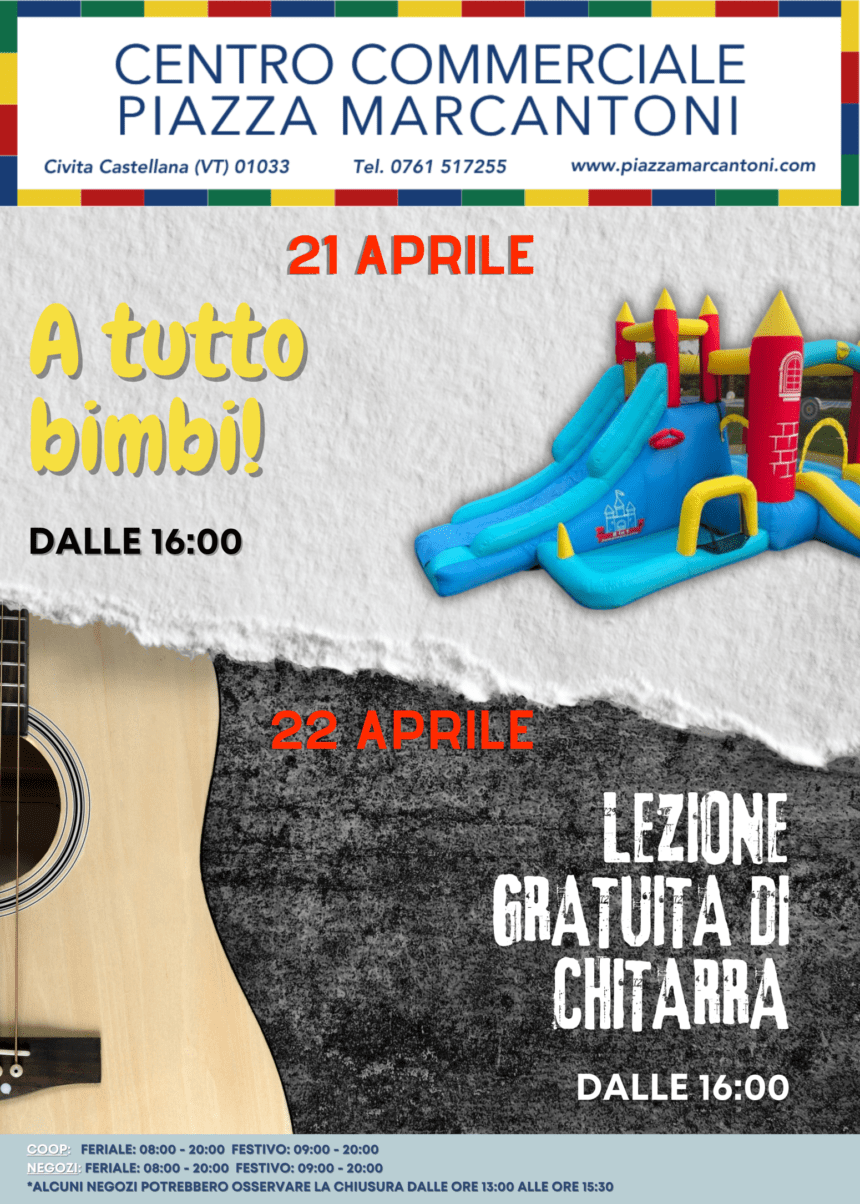 Doppio evento a #PiazzaMarcantoni! 😍 Doppio evento a #PiazzaMarcantoni! 😍