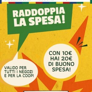 Raddoppia la spesa con i buoni di #PiazzaMarcantoni!