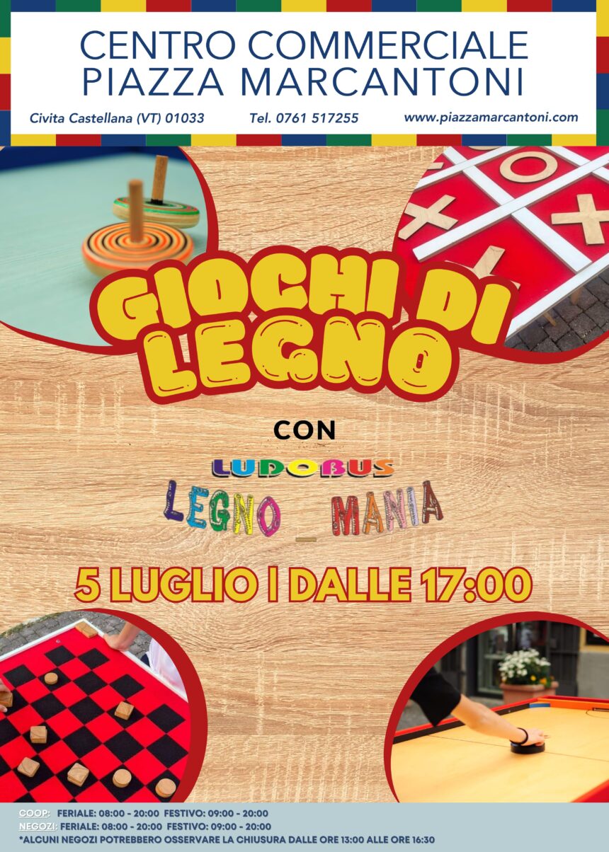 Un pomeriggio all’insegna dei Giochi di Legno! Un pomeriggio all’insegna dei Giochi di Legno!