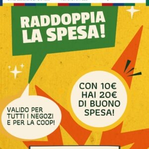 A #PiazzaMarcantoni raddoppi la spesa! ⚡